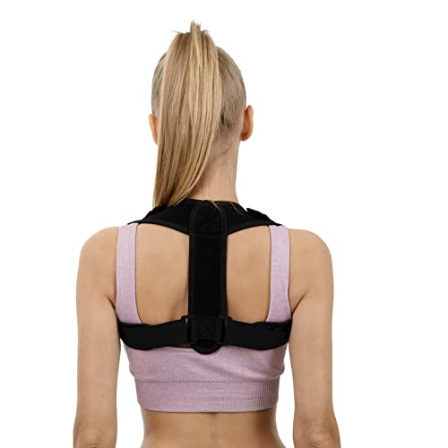HLOES Posture Corrector for Women and Men, Adjustable Upper Back