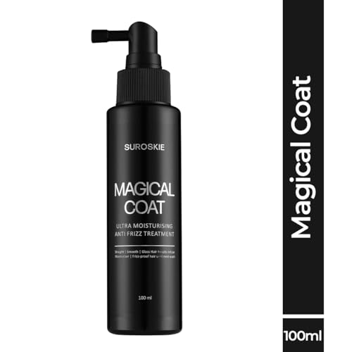 Image of Suroskie Magical Coat 100Ml | India'S First Anti-Frizz Treatment | Waterproof Hair Styling | Dry, Frizzy & Glossy Hair | Heat Protection Spray | Hair Spray For Men & Women| All Hair Types