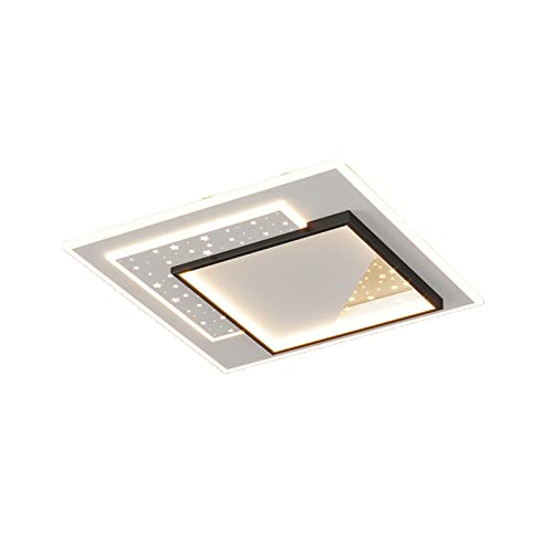 Plafonnier LED moderne blanc 50cm à intensité variable pour salon - 2