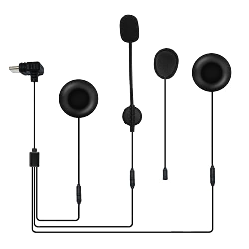 Auriculares Mesh EJEAS Q8 para rutas en moto con micrófono tipo C