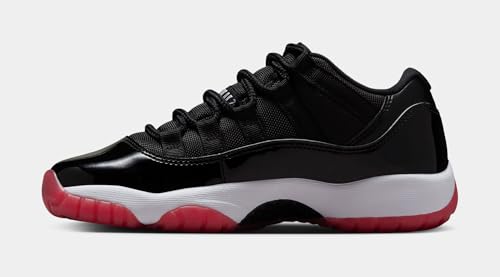 Air Jordan 11 Retro Low Bred Grade School Lifestyle Shoes (Black/Red/White)3