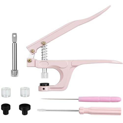 NXTOV Plastic Snap Pliersg Hand-held Pliers Tool for T3 T5 T8 KAM Snaps Button Fastener Press Attacher Punchfor Crafts Clothing