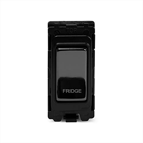 Image of Soho Lighting Black Nickel 20A Double Pole Marked As Fridge Grid Switch Module