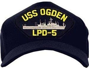 USS Ogden LPD-5 Ships Ball Cap
