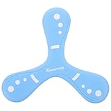 Mikikit Bumerán EVA Azul Grueso Juguete Volador Deportivo y Recreativo para Exteriores Adecuado para Juegos al Aire Libre y Actividades Familiares