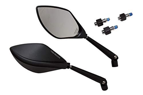 Espejo TOREZZO, negro, M10, marca E, par