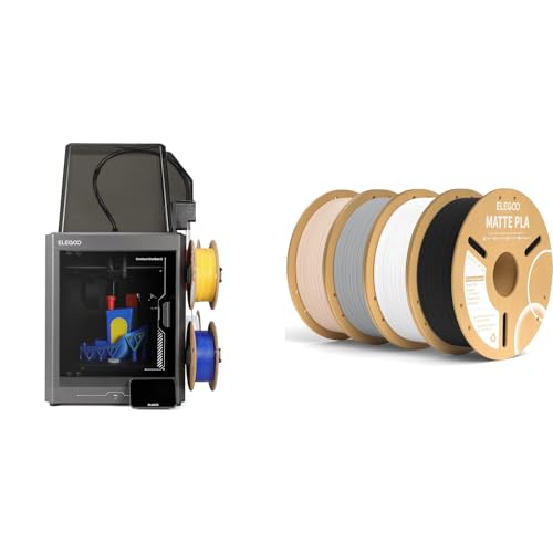 Image of Centauri Carbon 2 Combo Multi Color 3D Printer & Matte PLA Filament Bundle 4KG