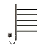 Amplia gama de aplicaciones: este toallero calefaccionado es adecuado para salas de estar, dormitorios, balcones, baños, etc. Este toallero calefaccionado eléctrico multifuncional se puede utilizar como toallero calefaccionado para baño montado en la pared, toallero calefaccionado para baño montado en la pared y calentador de toallas de baño.