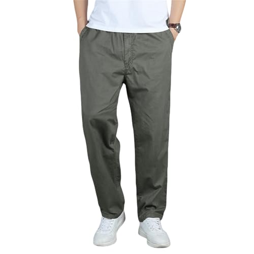 Pantalon de travail en coton ample et léger pour homme en été