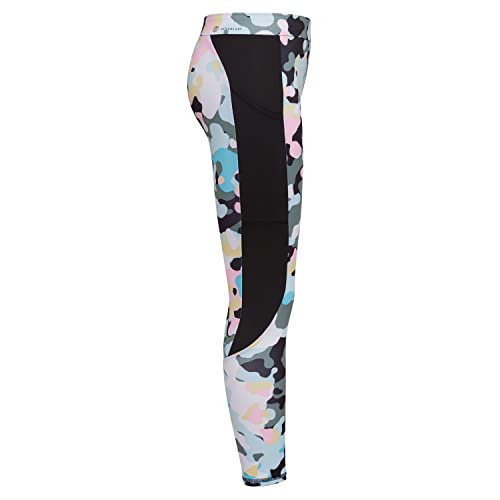 adidas Girls' Active Sports Athletic Legging Tight, Black Multicolor Camo, Medium2