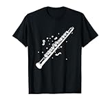 Flauta Dibujo Instrumento de viento madera Camiseta