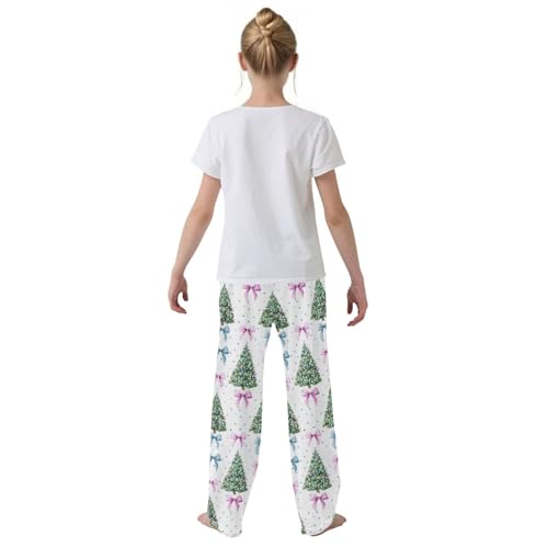 Pajama Bottoms, Coquette Christmas Tree Bow Pajamas Pant Sleep Long Pants Lounge Wear Sleepwear Soft Pjs3