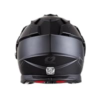 O'NEAL | Motorradhelm | Enduro Motorrad | Ventilationsöffnungen für maximalen Luftstrom & Kühlung, ABS-Schale | Sierra Helmet Flat V.23 | Erwachsene | Schwarz | Größe S – Ansicht 4