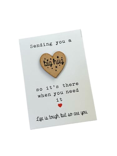 Pocket hug gift | Sending you a big hug | Send a hug in the post gift | Pocket Hug token | good luck for starting school