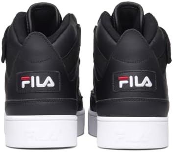 Fila Men's V-10 LUX Sneaker, Black RED/White, 10 | Image 5