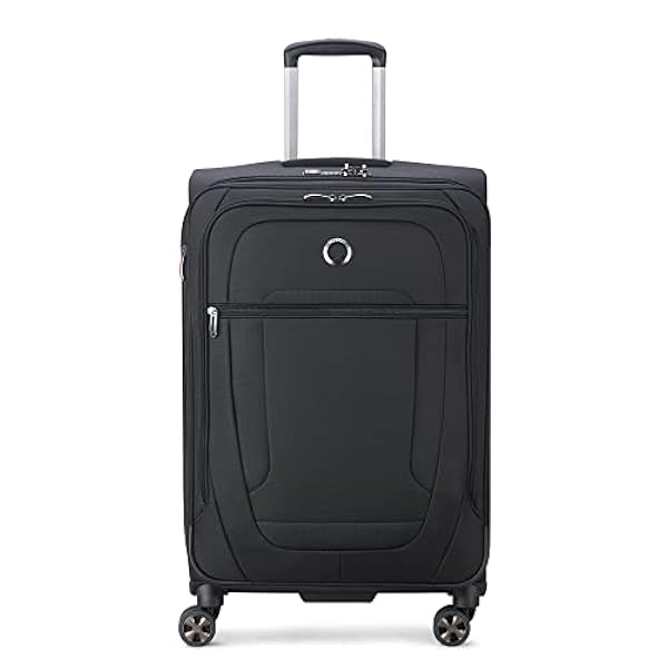 DELSEY PARIS - HELIUM DLX -Bagaglio a mano grande flessibile - espandibile - 71 x 45 x 33 cm - 84 litri - Nero
