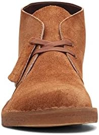 Clarks Men's Desert Boot Chukka Boot, Ginger Hairy Suede, 9.5 | Image 2