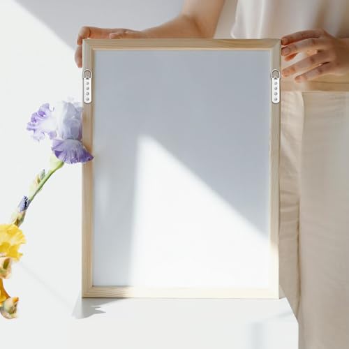 Image of 10 Pcs Super Heavy Duty Picture Hangers Extra Large Strap Hanger 4 Hole D-Ring Hanger with Screws for Hanging Picture Photo Frame