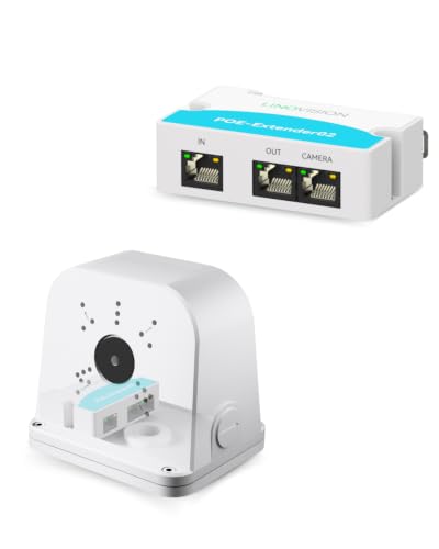 Extensor PoE LINOVISION de 2 Puertos con Caja Universal para Dos Cámaras miniatura 1
