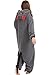 NAMHTOM Ugly Rat Onesie Pajamas for Adults - Funny Mouse Costume for Women Men, Animal Cosplay Sleepwear, Cartoon Rat Jumpsuit for Halloween, Christmas, Party