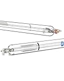 OMTech 100W CO2 Laser Tube for Laser Engraver & Cutter Machine, 1450mm 80mm Dia Laser Cutter Tube with Borosilicate Glass 10000hr MTTF, Laser Cutting Engraving Machine Replacement Tube for Wood Stone