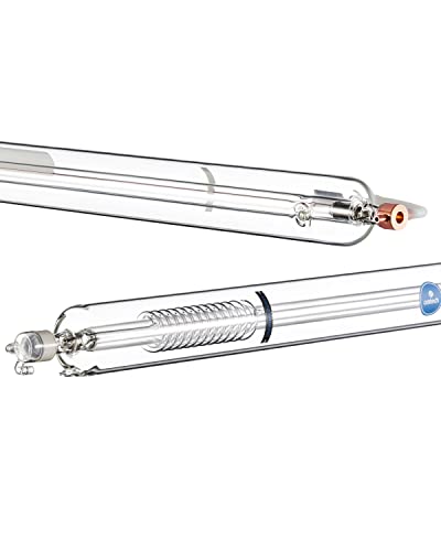 OMTech 100W CO2 Laser Tube for Laser Engraver & Cutter Machine, 1450mm 80mm Dia Laser Cutter Tube with Borosilicate Glass 10000hr MTTF, Laser Cutting Engraving Machine Replacement Tube for Wood Stone