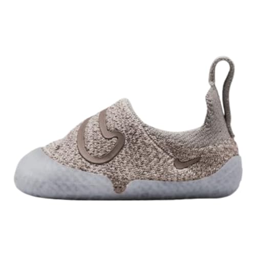 Nike Swoosh 1 Baby/Toddler Shoes (FB3244-004, College Grey/Light Orewood Brown/Mink Brown)