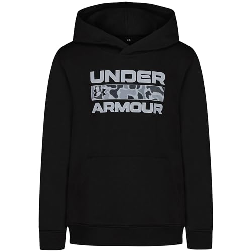 Image of Under Armour Boys' Pullover Hoodie Sweatshirt, Soft & Comfortable Fleece, Outdoor Collection