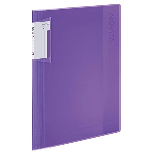 Carnet de classement Kokuyo Nobita violet A4 40 feuilles pour archiver vos dossiers