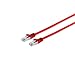 Produktbild S-Conn RJ45 Patchkabel-Flachkabel, Flat U/FTP m. CAT 7 Rohkabel, Slim 3,00m Rot