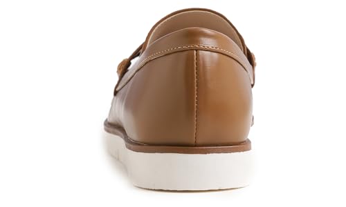 Image of FEVERSOLE Women's Comfort Penny Loafer Geniune Leather Insole Flexible Walking Driving Shoes