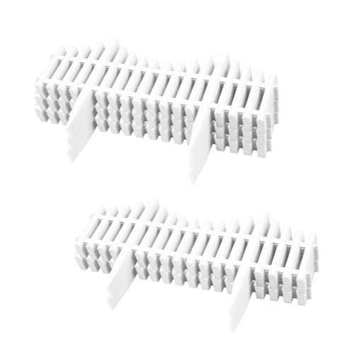 KCT 5 Packs White Picket Fence Garden Border –Interlocking Flexible Lawn Plant Flowerbed Panels – 40 Pieces Total