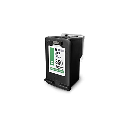 EuroPro Cartucho de Tinta Compatible para HP C4440 C4450 C4470 C4472 C4475 C4480 C4485 C4486 C4488 C4524 C4540 C4550 C4570 C4572 reemplaza HP 350XL BK