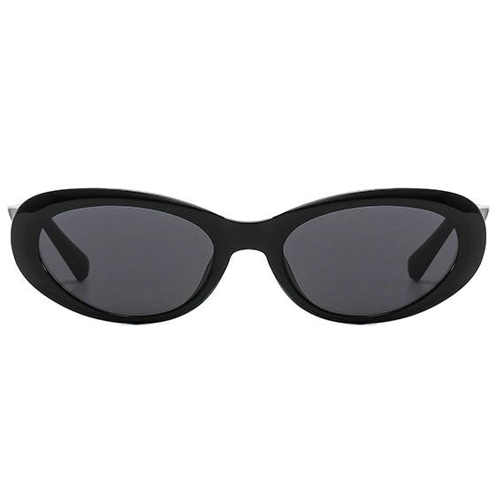 willochra Fashion Oval Women Sunglasses Shades UV400 Retro 90s Sunglasses for Women Men Trendy Round Sun Glasses