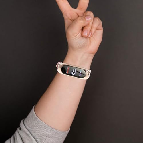 Correa de cuero vacuno compatible con pulseras inteligentes deportivas VANZACK de recambio 3