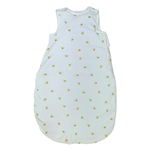 Image of Pure Cotton Baby Sleeping Sack Bag, Baby Sleeping Pod, Inverted Zipper, Snap Buttons, Inner Padding Filling