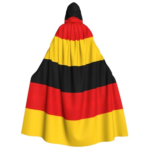 Cape à capuche drapeau allemand costume de sorcière et fête de Noël