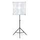 Foto-Studio-Licht-Kit - 70 W - 5500 K - 4000 lm - Arbeitshöhe: 60-180 cm - Lampen enthalten: 2 - Tragetasche enthalten - Schwarz