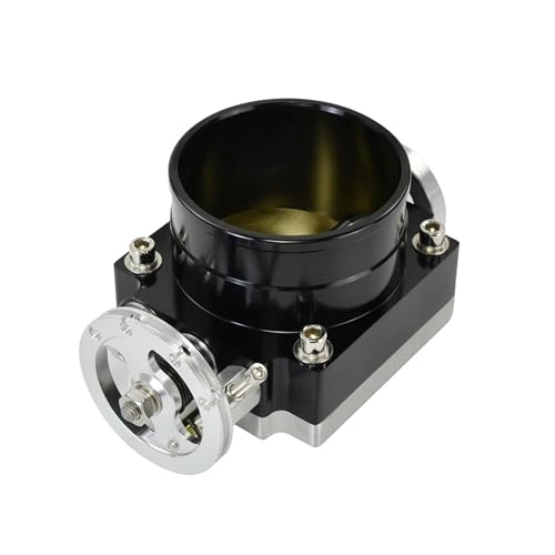 Corps de Papillon 70mm Infiniti Q45 Collecteur en Aluminium Billette Anodisé Noir
