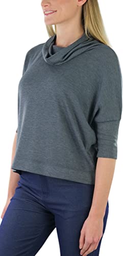 Image of ToBeInStyle Women's Classic Knit Fold Over Turtleneck Pullover