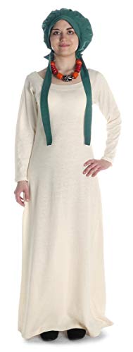 HEMAD Lady Bonnet with tie Green Pure Cotton - Image 2