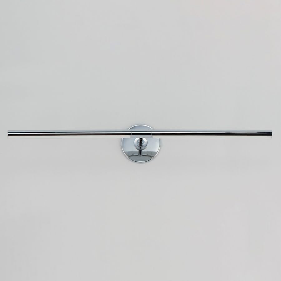 ET2 Lighting Dorian 4.5 Inch Polished Chrome LED Wall Sconce | 30 Inch Adjustable Directional Picture Light | Modern Rotating Tube Wall Light for Artwork, Vanity, or Accent Lighting | E21356-PC