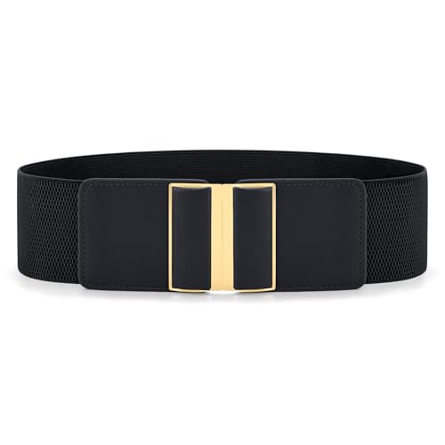 WHIPPY Women Wide Elastic Belt Stretchy Thick Belts for Women Dresses Ladies Fashion Waistband