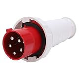 Prise Industrielle 5 Broches 3 Phases 5 Fils IP67 Connecteur Industriel étanche 380-415V 63A 3P + N + E Prise Industrielle