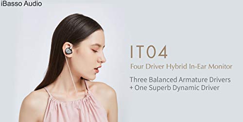 Ibasso It04 Four Driver Hybrid In-Ear Monitor (It04 Titanium) #TOP6