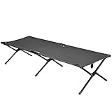 COSTWAY Feldbett Campingbett Metallrahmen faltbar, Militär Klappbett Einzelbett Liege Bett Campingliege für Camping Reisen 190 x 67 x 42 cm (Grau)