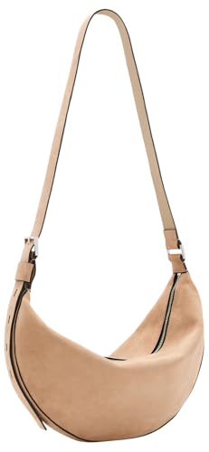 Half Moon Suede Shldr, Mink Brown4