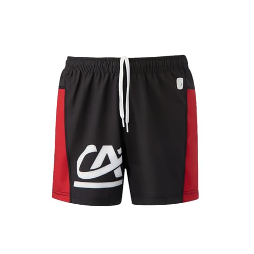 Short Lou Rugby officiel Lyon enfant Macron noir tenue de match domicile club