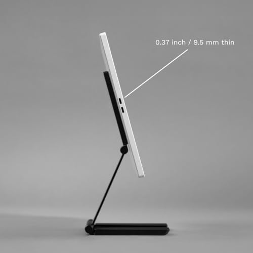 Image of Espresso Lite 15 Portable Monitor (White) - 15.6 inch Full HD USB-C Display, Single-Cable Power, Ultra-Light Travel Monitor for Laptop, iPad & USB-C Devices