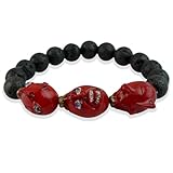 Topmall Anime Berserk Behelit Resin Bracelet,Crimson Behelit bracelets,1997 Guts Griffith Berserk Egg Of King Bracelet Resin Pendant Cosplay Jewelry Gift (Full version)